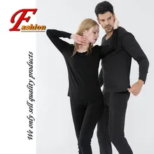 Высококачественный мужской и женский дышащий модный бесшовный комплект термобелья из хлопка без утюга с защитой от складок