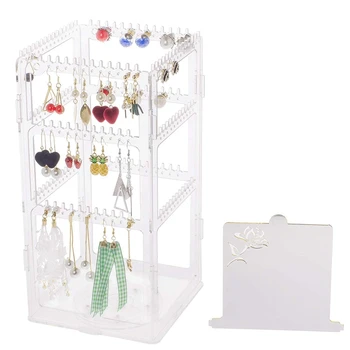 

Revolving Acrylic Piercing Stand Piercing Earring Storage Jewelry Storage Accessory Storage Piercing Catch