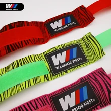 Venda quente 1 par 3m/5m padrão zebra boxe handbandage bandagem puncionamento mão envoltório luvas de treinamento de boxe ginásio acessório