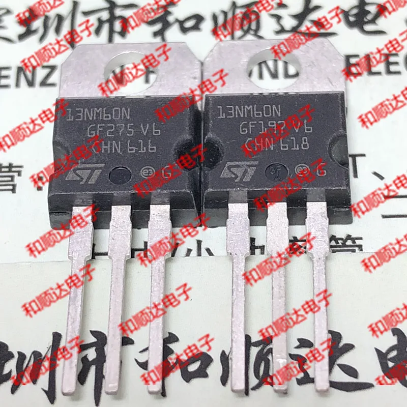 /5 предметов в лоте, 13NM60N STP13NM60N-220 600V 11A