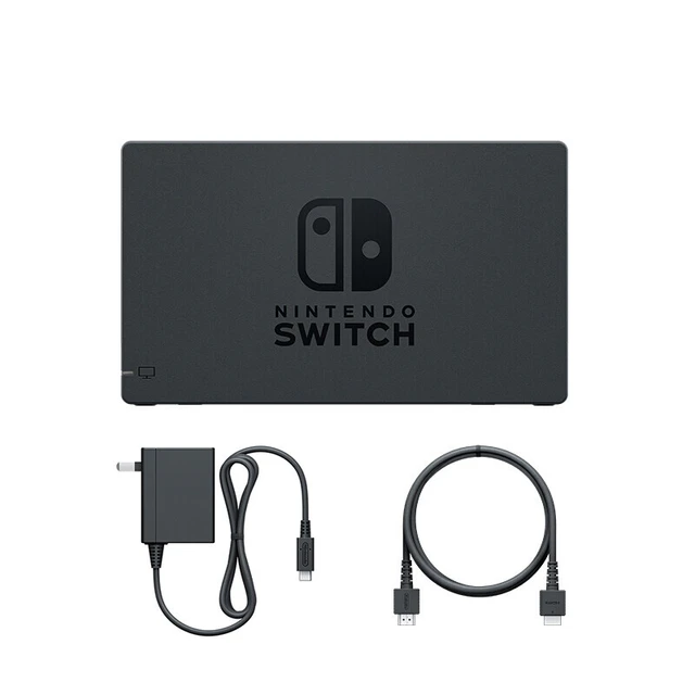 Nintendo Switchドックセット,ACアダプター (2ピン) とhdmiケーブル (1.5m) 付き,Nintendo Switch