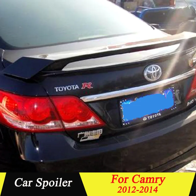 Для Toyota Camry 2012 2013 задний спойлер багажника Высокое качество ABS пластик праймер цвет украшение в виде хвостового крыла для Camry