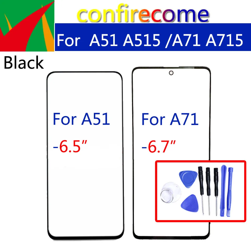 Внешний экран для Samsung Galaxy A51 A515 A71 A715 передняя сенсорная панель ЖК дисплей