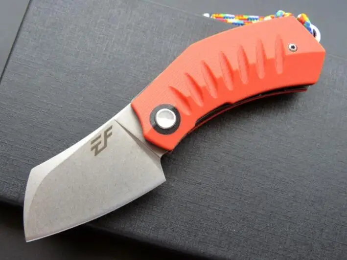Мини-нож EF85 g10 рукоятка карманный нож кемпинг охотничий брелок складной Подарочный нож Открытый EDC мульти инструменты для человека 1 шт