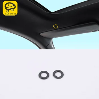 

CarManGo for Mercedes-Benz A-Class 2019 W177 V177 Auto Car Top Loudspeaker Sound Circle Frame Trim Sticker Cover Accessories