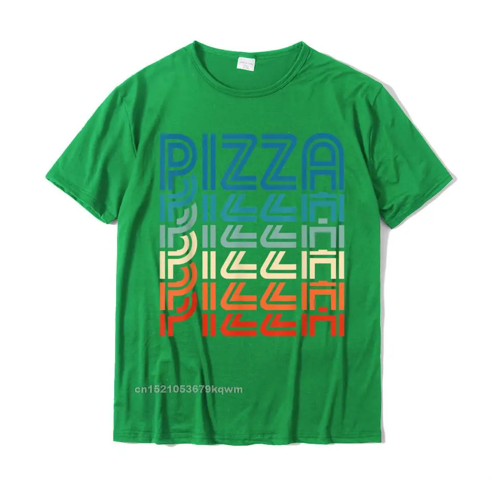 Summer Cotton Fabric Tshirts for Men Short Sleeve Casual Tops Tees Latest NEW YEAR DAY Round Neck T Shirt Customized Funny Pizza Retro Vintage Carb Pizza Lover Foodie T-Shirt__4841 green