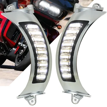 

For 2015-2020 Road Glide Motorcycle Lamp New for Road Glide Front Led Turn Signal Light with White DRL Led Turn Signal Lights