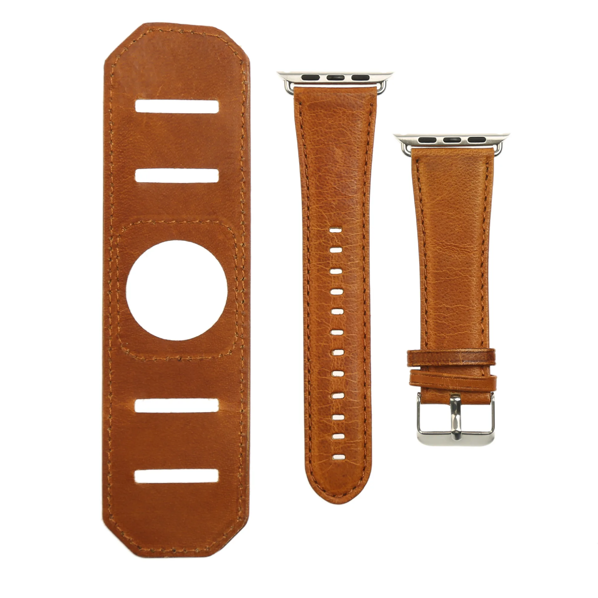 Cow Genuine Leather Watchband for Watch Band 44mm 42mm 40mm 38mm Leather Bracelet Belt for Watch Series SE 6 5 4 3 2 1