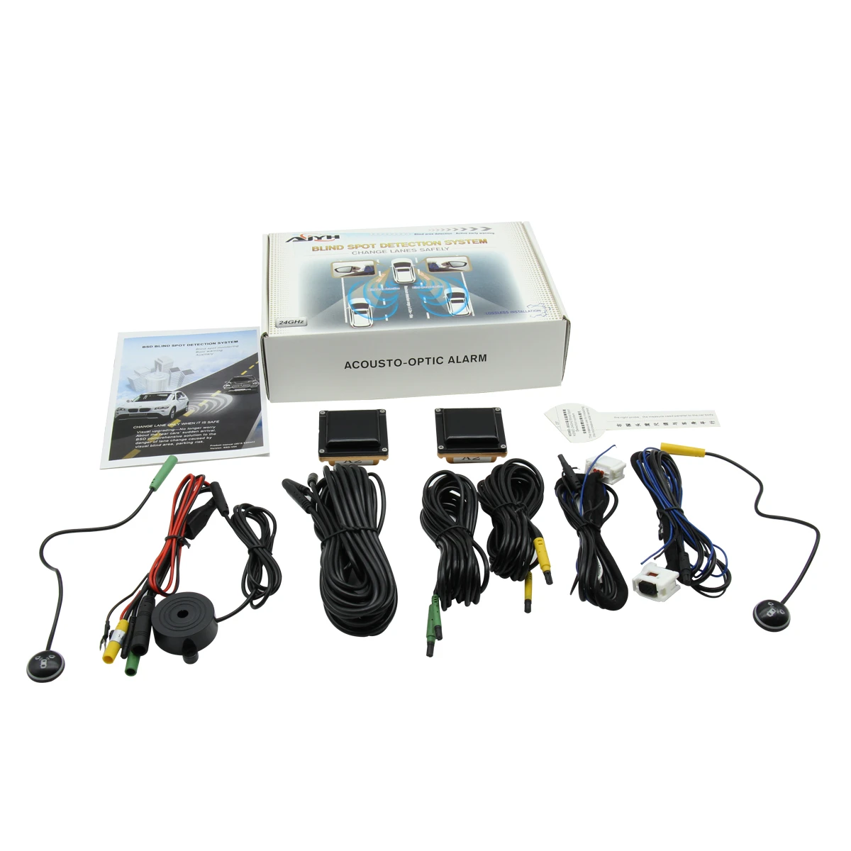 

Car Blind Spot Detection Universal Ultrasonic Sensor Radar Monitoring System