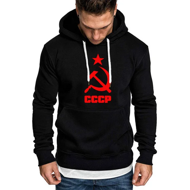 Мужские толстовки, уникальный CCCP, Россия, СССР, с принтом, с капюшоном, мужская куртка, толстовка, повседневная, модный бренд, спортивные костюмы, MasculinoH