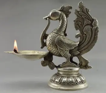 

Details about Collectible Decorated Old Handwork Tibet Silver Carved Phoenix Big Candle Stick