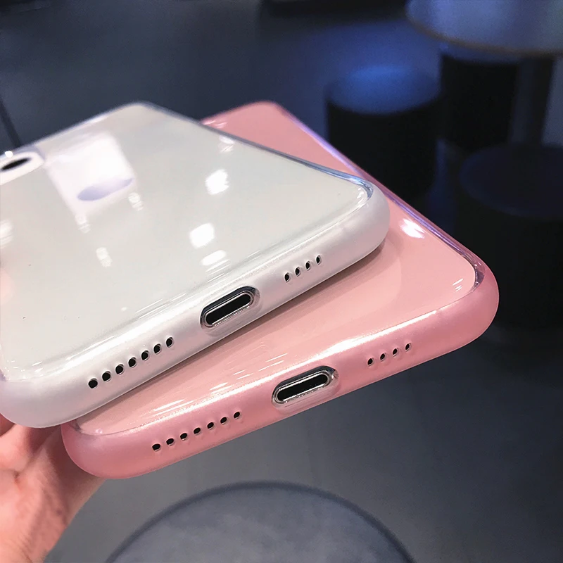 Прозрачный ударопрочный чехол LOVECOM для iPhone 12 Mini 11 Pro Max XR X XS 7 8 Plus Мягкий