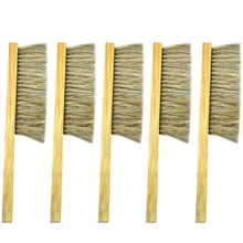 Пчеловодство с деревянной ручкой Пчеловодство Щетка поросенок пчеловодство инструмент Пчеловодство пчела щетка улей Чистый инструмент для улья два ряда щетины сделать