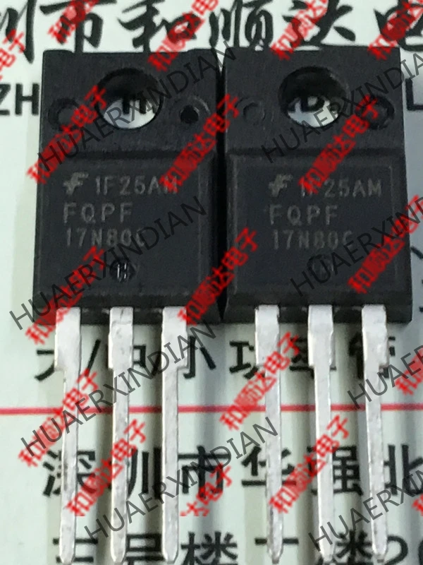 10 шт./лот и FQPF17N80C TO-220F 800V 17A
