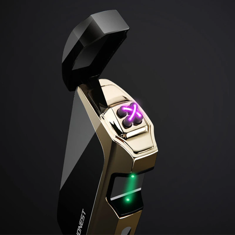 Быстрая Зеленая лазерная Зажигалка для сигарет, Электронная зажигалка, USB плазменная двойная дуговая Зажигалка для свечи, металлические турбо электрические зажигалки