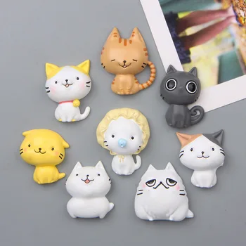 

1PC Kawaii Resin Cat Fridge Magnets Cartoon Animal Refrigerator Magnet Message Sticker Kids Gift Home Decoration Accessories