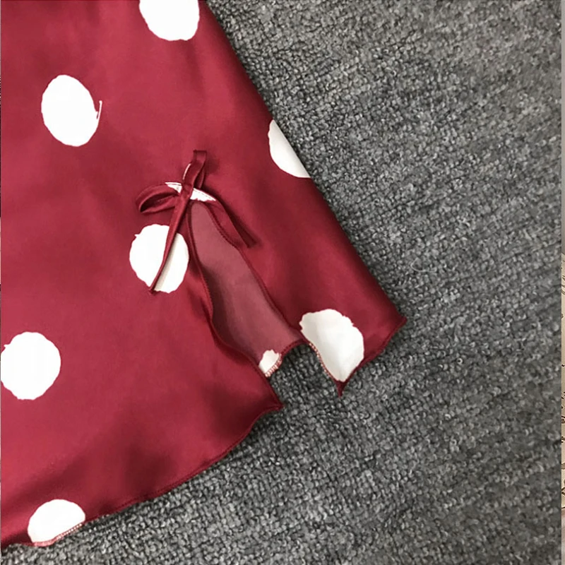 Nightgown 2021 Summer Night Dress Women Print Sleepshirts Nightie Nightdress Sleepwear Silk домашняя одежда женская