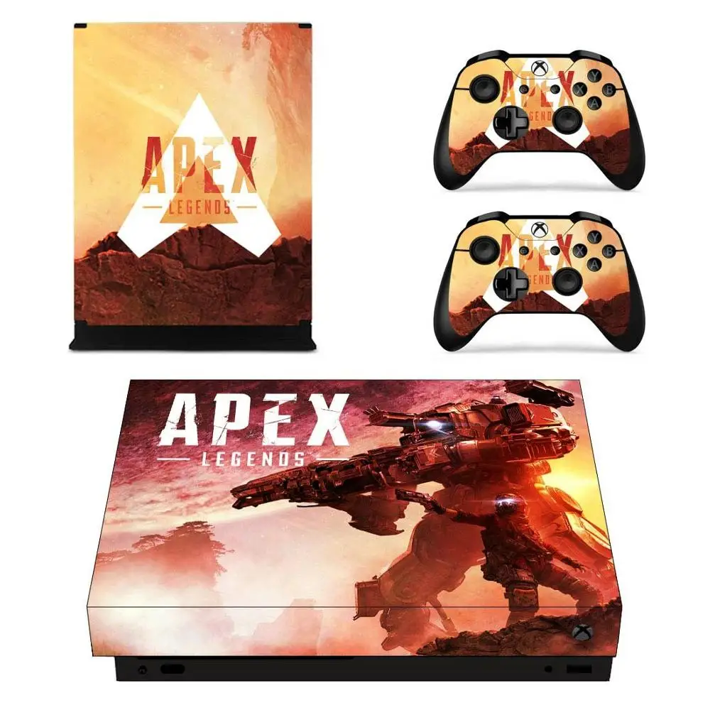 YSX1X2023 APEX Legends полное покрытие кожи консоли и наклейка на контроллер для Xbox One X кожи наклейки Винил - Цвет: YSX1X2023