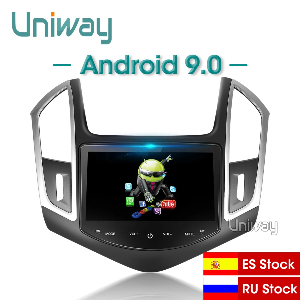 

Uniway AXKLZ8071 2 din android 9.0 car dvd for Chevrolet Cruze 2013 2014 2015 car radio gps navigation with steering wheel