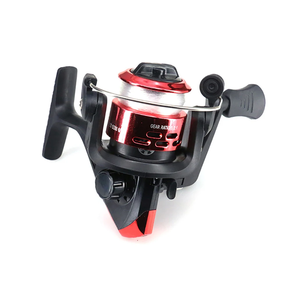 Spinning Fishing Mini Portable Telescopic Winter Ice Fishing Rods Reel Wheel Metal Set Carbon Heavy Eva Fishing Tackle