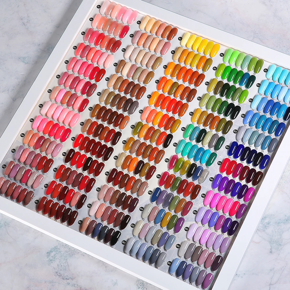 Photo Product VDN 6pcs/Set Gel Nail Polish UV LED Nail Gel Varnish Semi Permanent Nail Lacquer Soak Off Gel Nail Art Manicure Tool 15ml