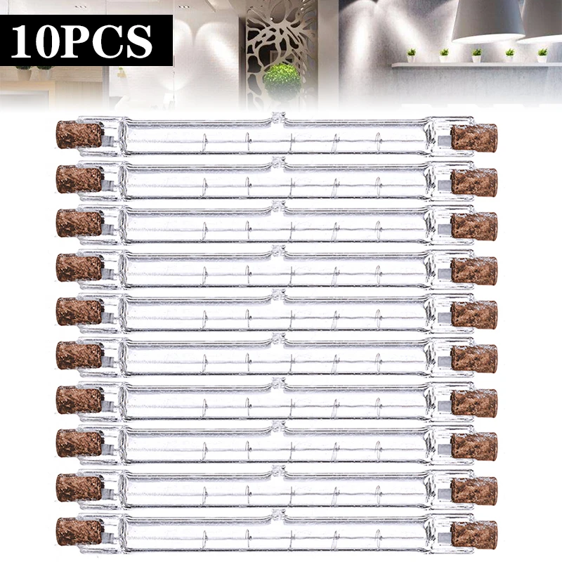 Двухсторонняя декоративная галогенная лампа 10 шт./компл. R7S 220 240 В 500 Вт 118