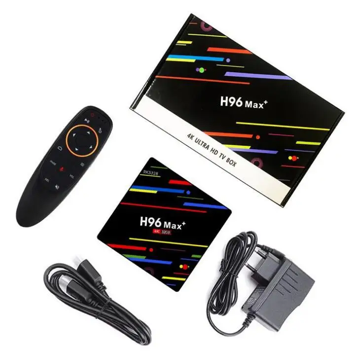 ТВ-бокс H96 MAX Plus Android 8,1 4 Гб ram 32 Гб Rockchip RK3328 H.265 4K Youtube Netflix Google Play Smart tv H96MAX