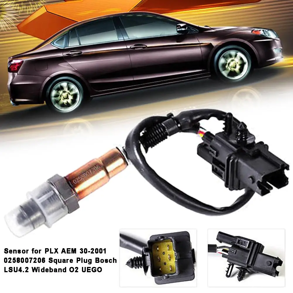 Датчик для PLX AEM 30-2001 0258007206 квадратная вилка Bosch LSU4.2 Wideband O2 UEGO улучшает скорость очистки авто аксессуар