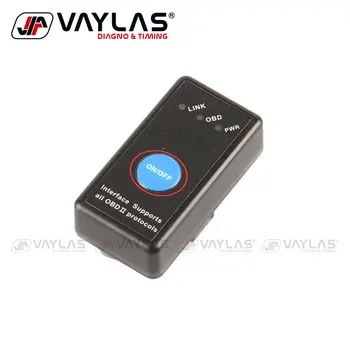 

Car Diagnostic Scanner Mini OBDII Bluetooth 4.0 Scanner with Power Switch for Multi-brands CAN-BUS
