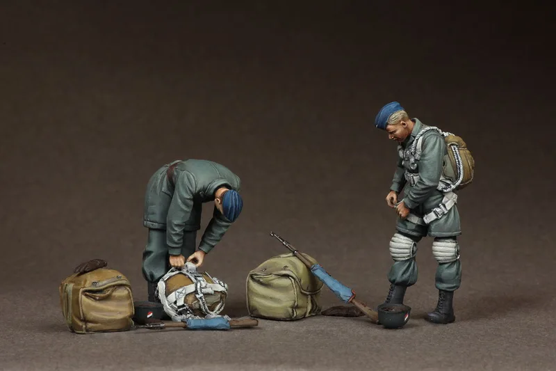 1/35 модельная фигурка из смолы наборы 2 фигурки Unassambled Неокрашенный 767-1