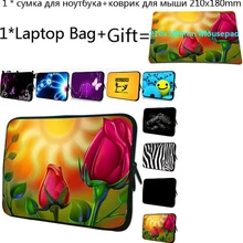 1" Тетрадь сумка для Xiaomi Mi Тетрадь Pro 15,6 17 14 13 12 11,6 13,3 ноутбук чехол рукав универсальная подставка для планшета на 8/7 10 чехол+ коврик для мыши с изображением