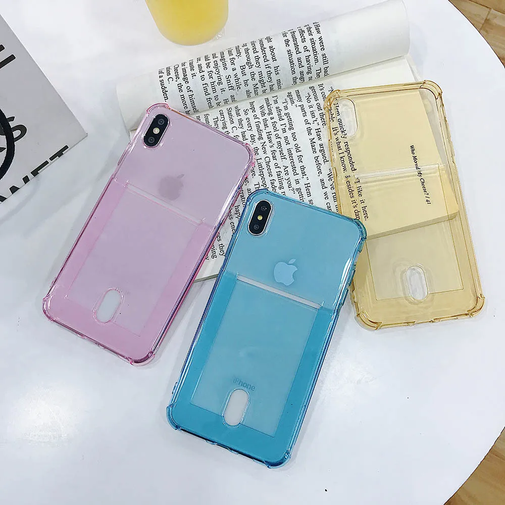 KISSCASE TUP Card Slot Phone Case For iPhone 11 11 Pro Max X XS Max XR 5