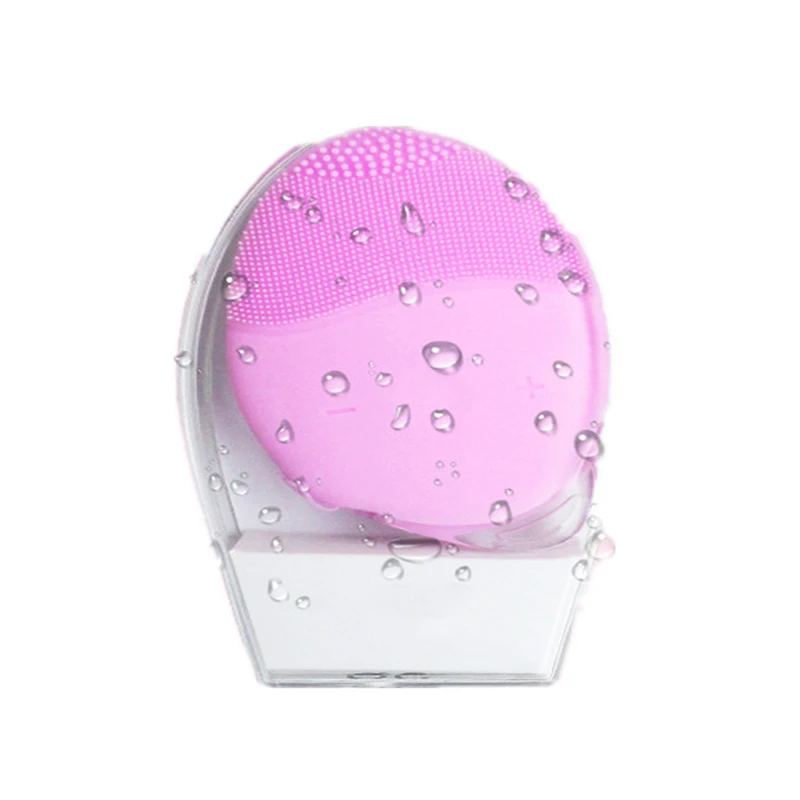  Mini Electric Silicone Facial Cleaning Massage Brush Washing Machine Waterproof USB Rechargeable Fa