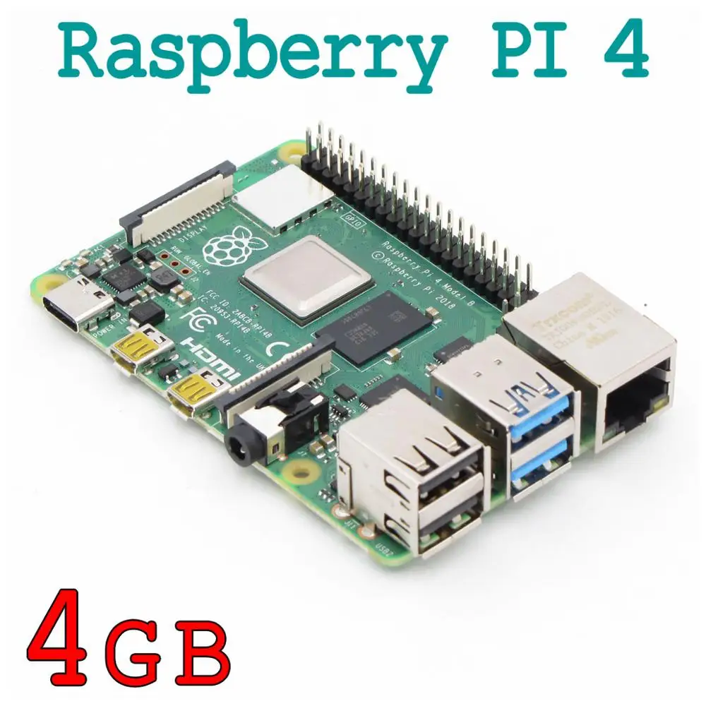 4 ГБ SDRAM Raspberry Pi Модель B BCM2711 64-битный четырехъядерный процессор 1 5 ГГц SOC 2 и 0 Wi-Fi