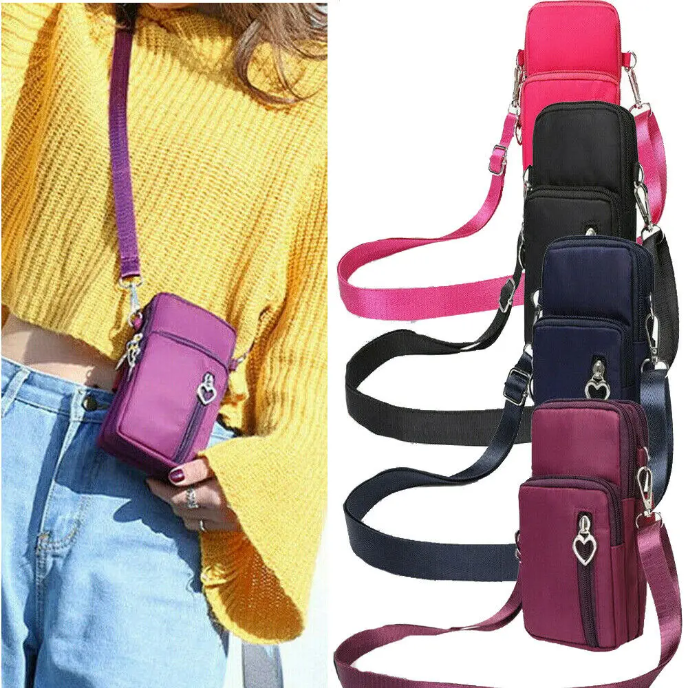 

Women Cross-body Mobile Phone Shoulder Bag Pouch Case Belt Handbag Purse Wallet Casual Handbag Travel Bag