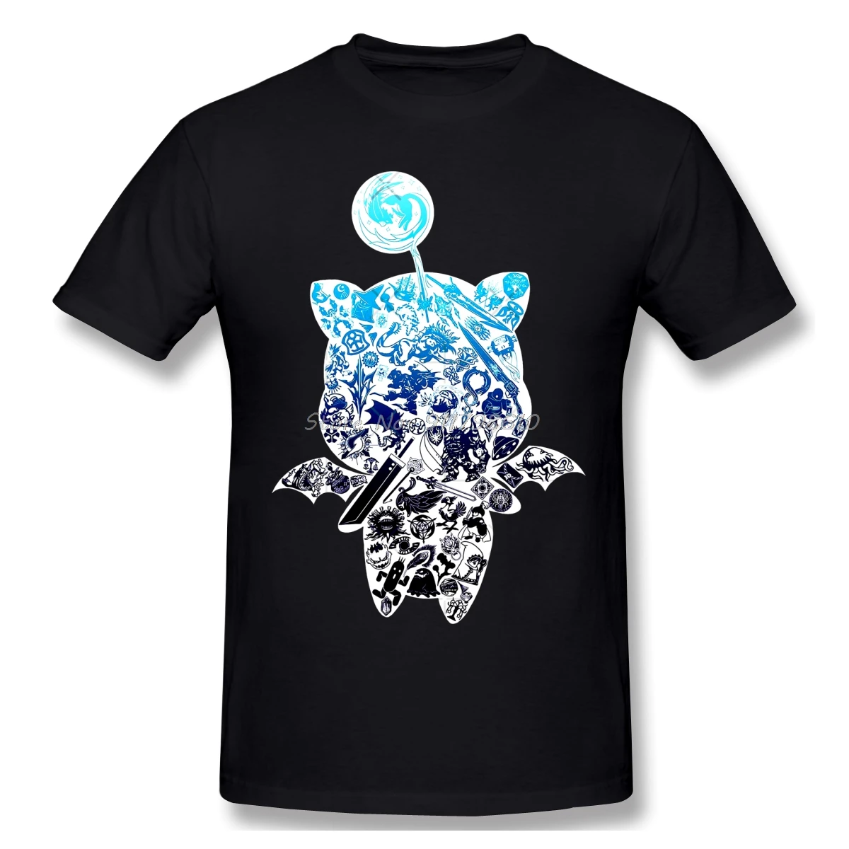Moogle Verse White Anime Graphic Tee - Streetwear Summer T-Shirt