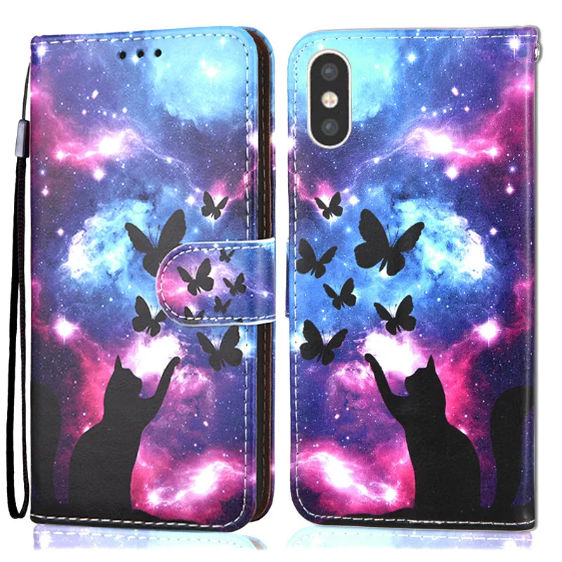 cute phone cases huawei Flip Wallet Cover For Huawei Mate 20 Lite 10 Lite Pro P10 P8 P9 Lite 2017 P10 P20 Lite P30 Pro P40 Fundas Book Case Coque huawei snorkeling case