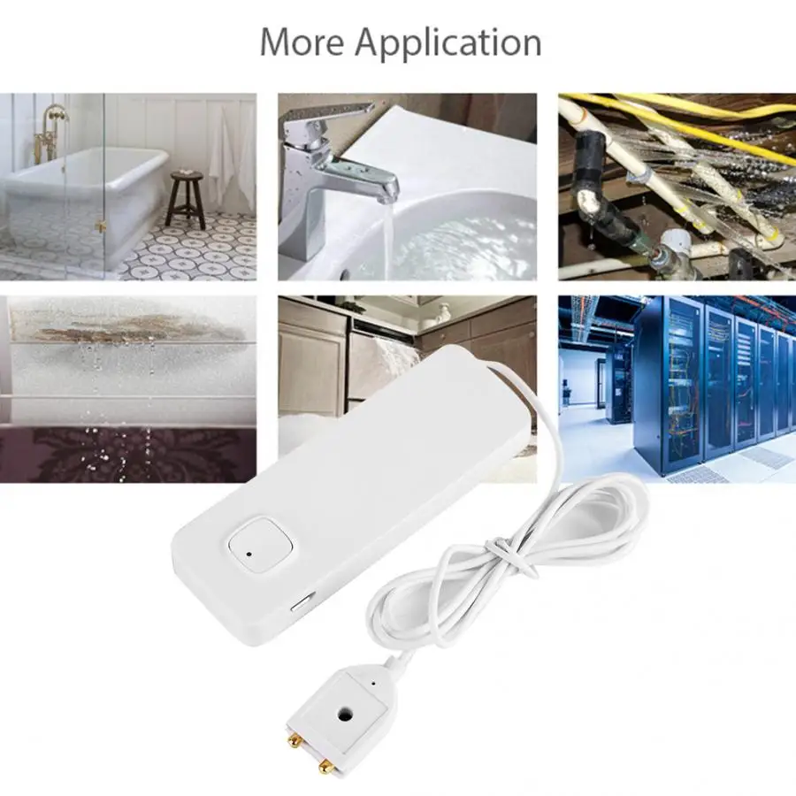 Умный Wifi датчик утечки воды детектор датчик usb зарядка для Google Assistant/Tuya
