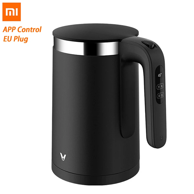 XIAOMI VIOMI Pro Электрический чайник 1.5L 1800 Вт Smart постоянной температура 5 мин быстро кипячения OLED воды чайник бытовой приложение управление