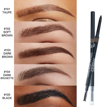 

Black Brown Eyebrow Pencil Double Ended Eyebrow Pencil Waterproof Long Lasting Waterproof Makeup Cosmetics Tool Wholesale
