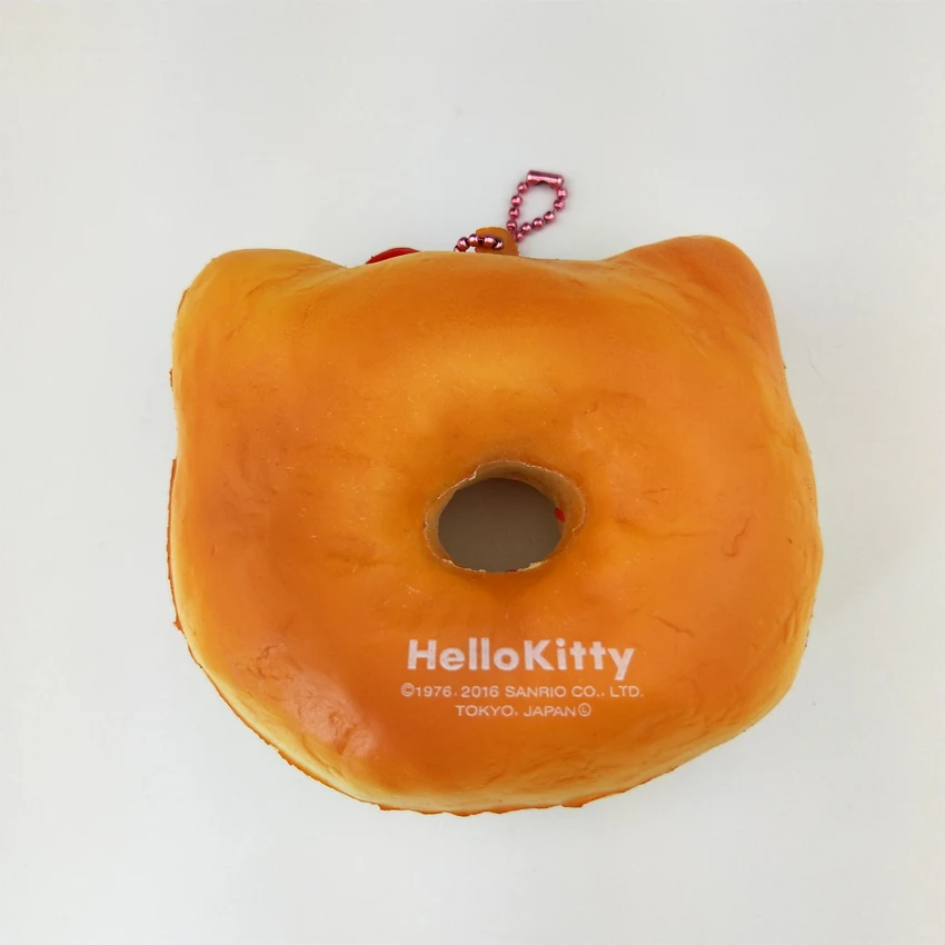 Мягкое hello kitty пончик милый обычный медленный отскок Подвеска для мобильного телефона ремень Рождественский подарок для детская игрушка