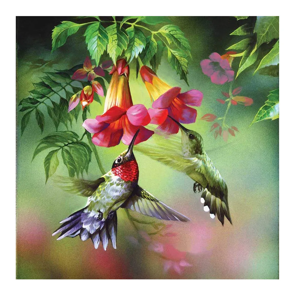 1PCS Two Birds Static 5D Diamond Painting Embroidery Pattern Manual DIY For Living Room Decoration Crafts Gift | Дом и сад