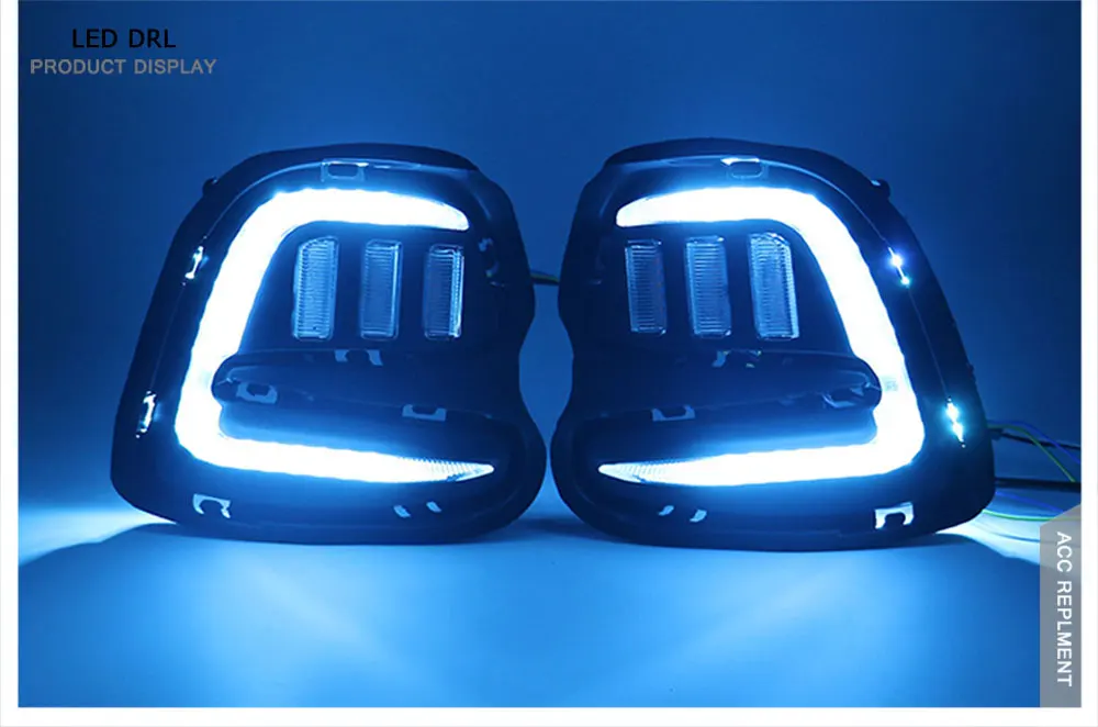 Светодиодный фонарь дневного света для Chevrolet Crvalier- высокой яркости светодиодный DRL направляющий светодиодный противотуманный фонарь с поворотным сигналом