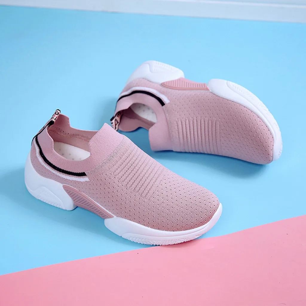Eillysevens женский Вулканизация обувь для девочек Полосатые Дышащие Беговые Спортивные кроссовки Повседневная Спортивная обувь женские кроссовки# g30