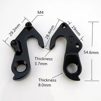 

50pc Bicycle Gear Derailleur Hanger For Focus Hanger Various Brand RATS 451236 alloy road dropout Cycling transmission Rear hook
