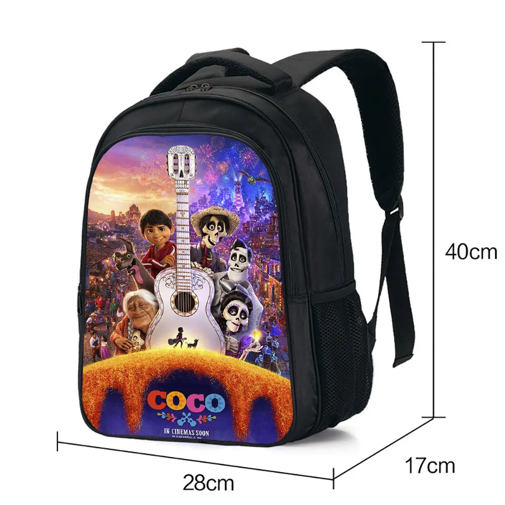 Movie COCO Детский рюкзак фильм Pixar детская книга Сумка Школьные сумки подростковый Рюкзак череп мультфильм мальчики рождественские подарки экшн-игрушки