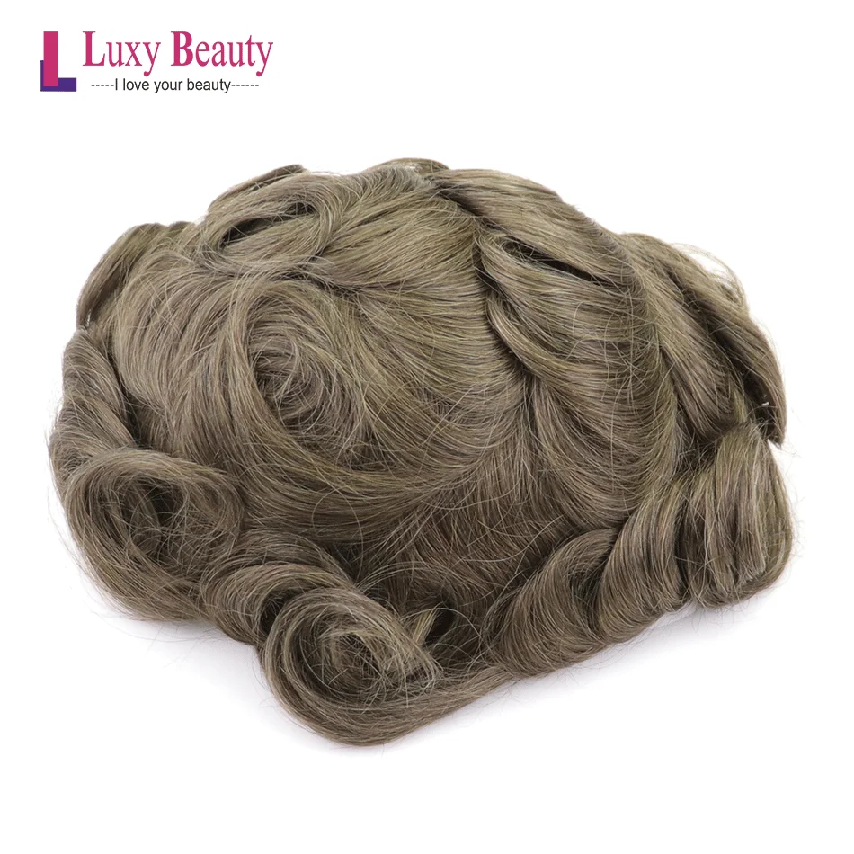 MTO-A роскошный красивый мужской колпак Mirage Advanced men toupee европейские Remy человеческие волосы 8# заменить мужские ts кружевные парики