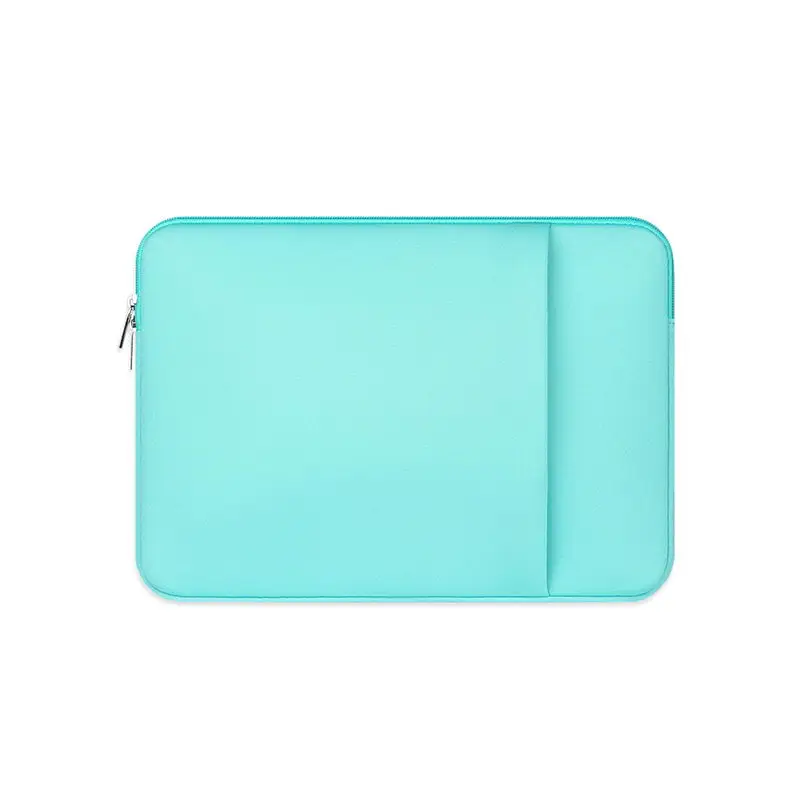 Yicana чехол для ноутбука 1" 12 13 14 15 15,6 дюймов, чехол для ноутбука, мягкая сумка для Macbook Air Pro retina, карман для планшета - Цвет: Sky-Blue