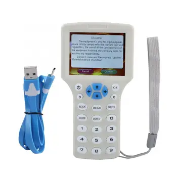 

9 Frequency Multifunctional Copy Encrypted NFC Smart Card Copier ID/IC Reader Writer Copy Reader