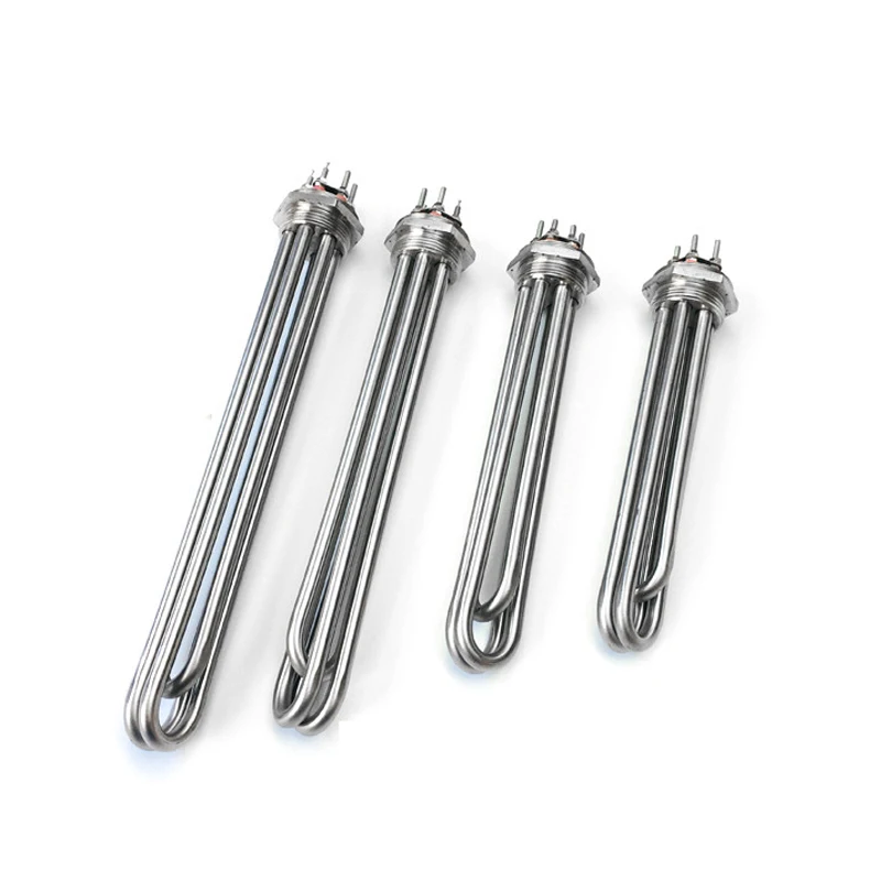 DN40(1-1/2") water heater all steel heating element 220V/380V 201 stainless steel boiler management water tank 3/4.5/6/9/12KW
